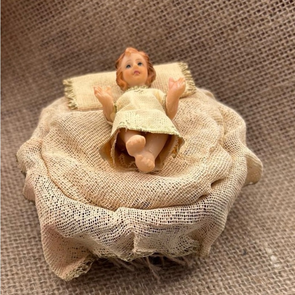 Vintage Nativity Baby Jesus Figurine